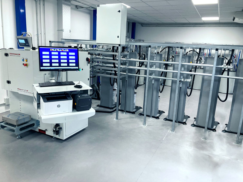 IM GROUP INSTALLS TWIN MIXING STATION AT SAMOGRAPH, ITALY